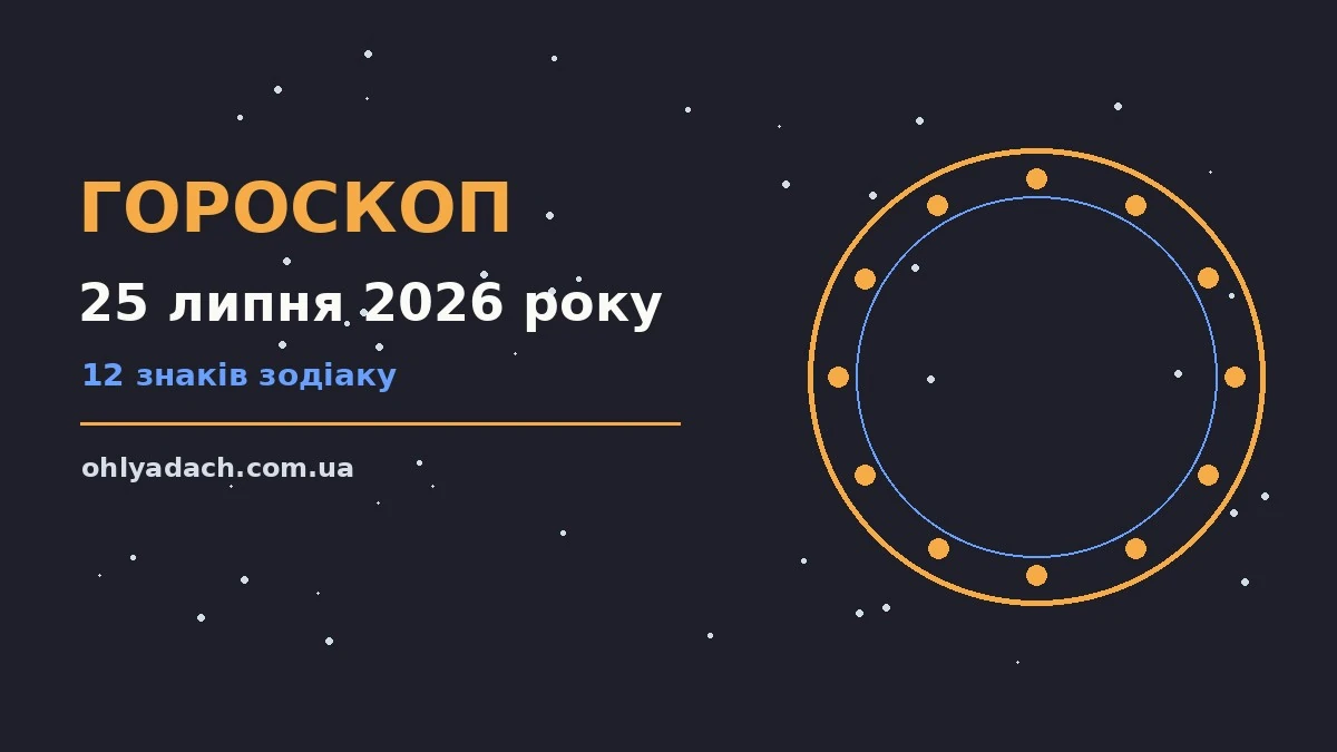 Зодіакальний фон із м'яким ранковим світлом для гороскопу на 25 липня 2026 року