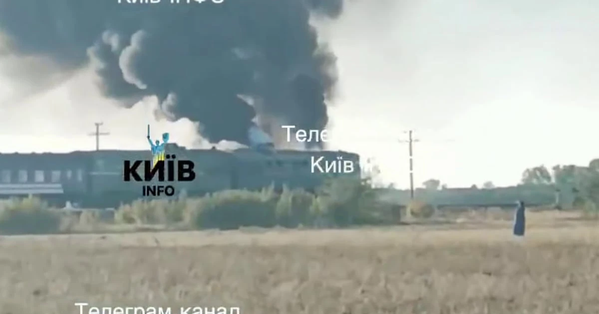 Уражений пасажирський поїзд Київ — Миколаїв